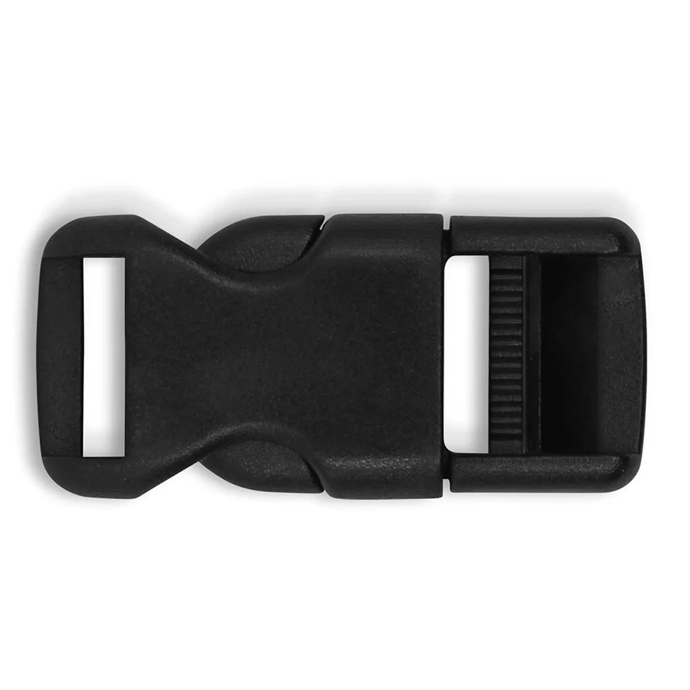 Parachute Black Buckle Clip with 1” Strap
